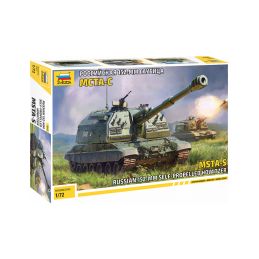 Zvezda MSTA-S Self Propelled Howitzer (1:72) - 1
