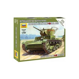 Zvezda Snap Kit - T-26 mod. 1933 (1:100) - 1