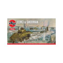 Airfix LCM3 & Sherman Tank (1:76) (Vintage) - 1
