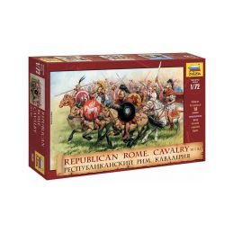 Zvezda figurky - Rep. Rome Cavalry III-I B. C. (re-release) (1:72) - 1