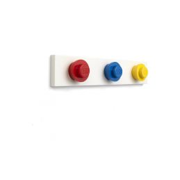 LEGO nástěnný věšák - červená, modrá, žlutá - 1