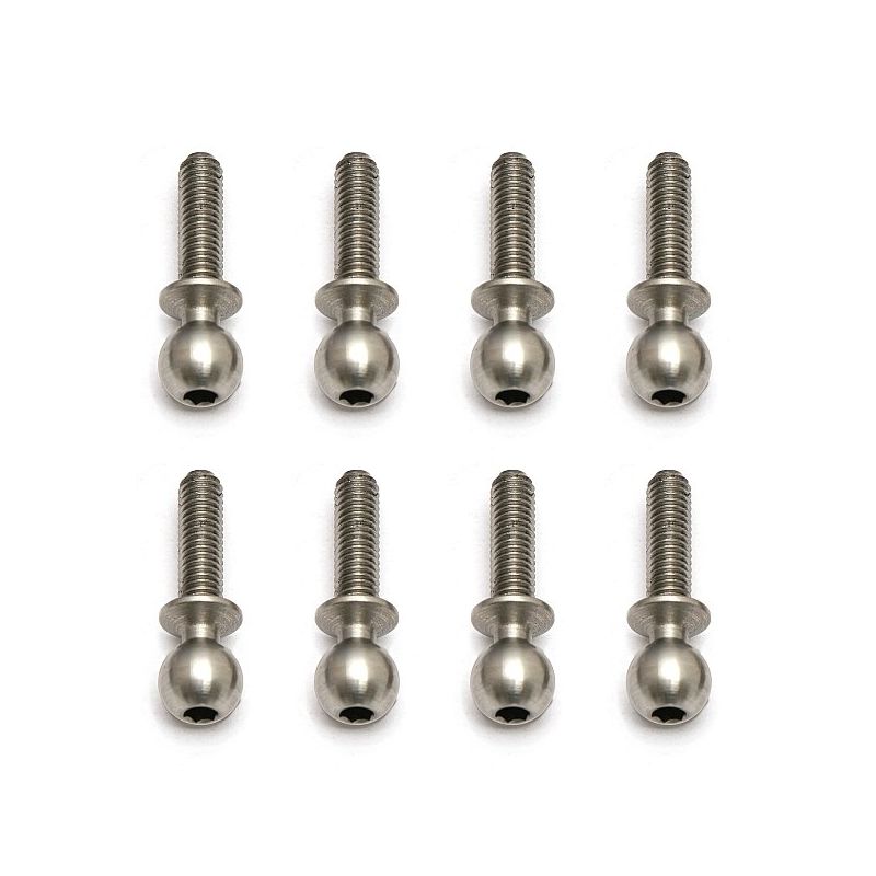 Kulové čepy, střibrné, 10mm, 10ks. - 1