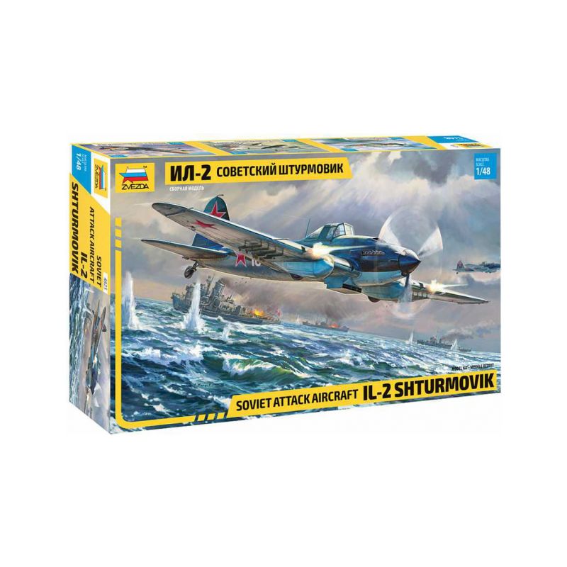 Zvezda Iljušin IL-2 Stormovik (1:48) - 1 Zvezda Iljušin IL-2 Stormovik (1:48) - 1