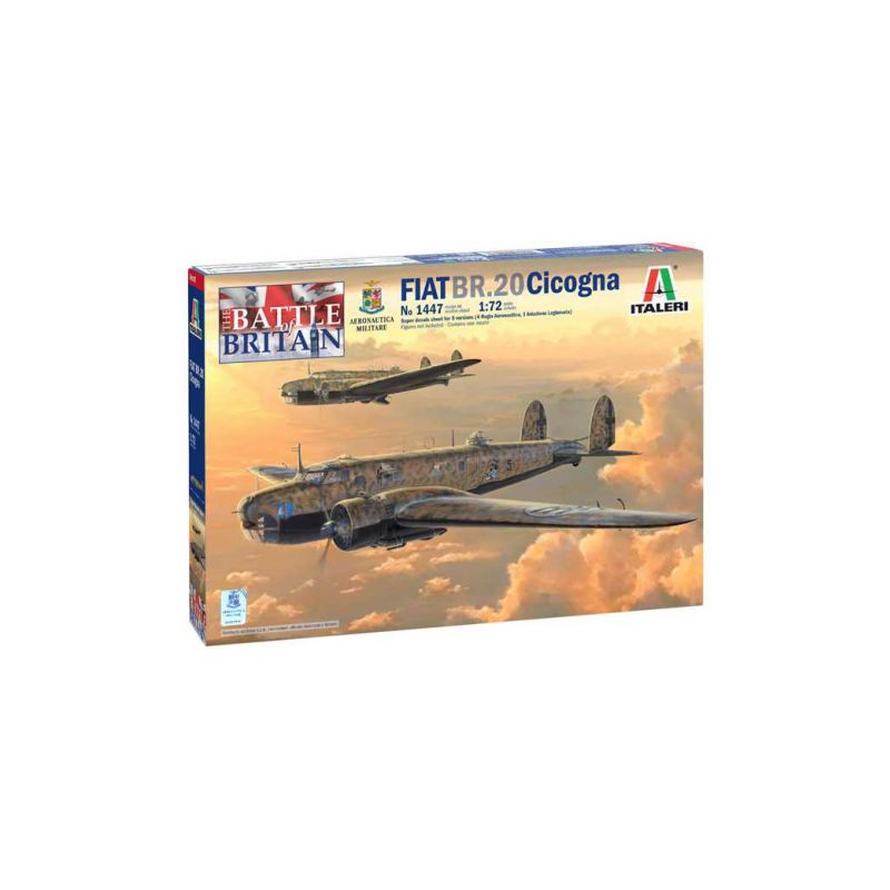 Italeri Fiat BR.20 Cicogna (1:72) - 1 Italeri Fiat BR.20 Cicogna (1:72) - 1