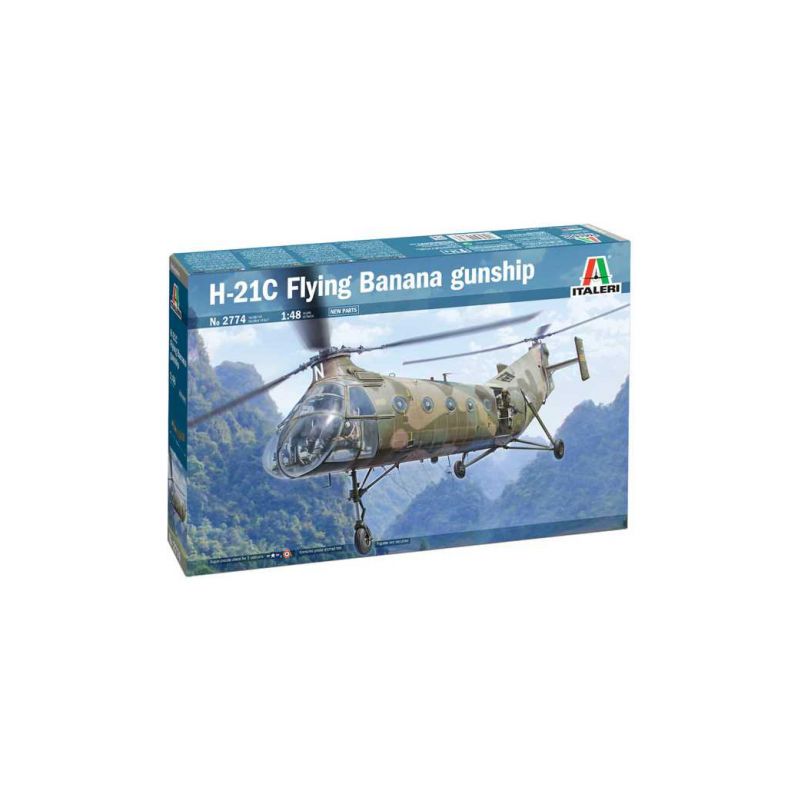 Italeri Piasecki H-21C Flying Banana GunShip (1:48) - 1 Italeri Piasecki H-21C Flying Banana GunShip (1:48) - 1