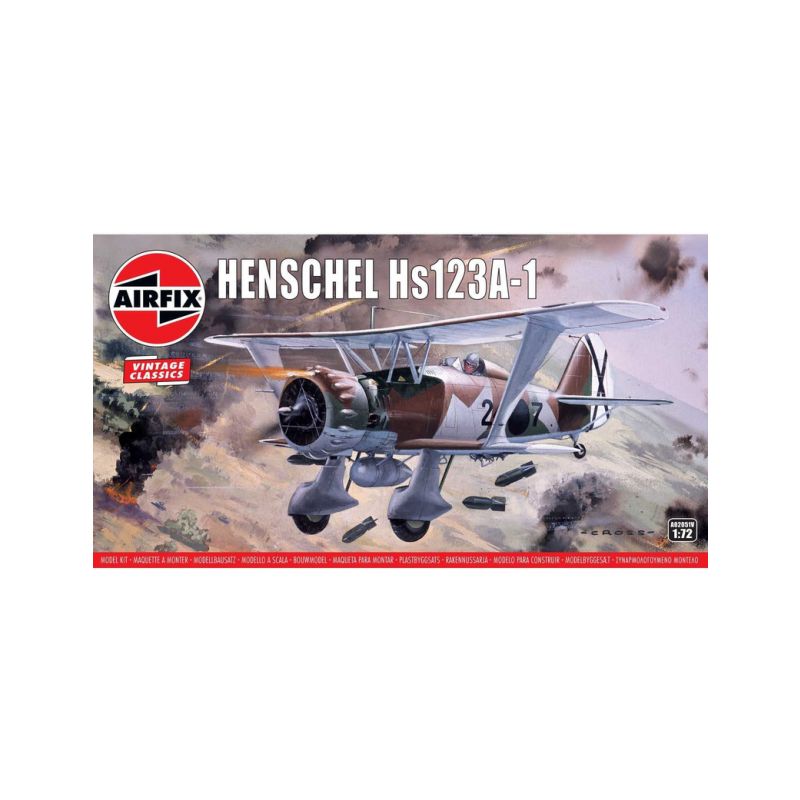 Airfix Henschel Hs123A-1 (1:72) (vintage) - 1