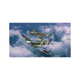 Revell Messerschmitt Bf109G-10, Spitfire Mk.V (1:72) (set) - 16