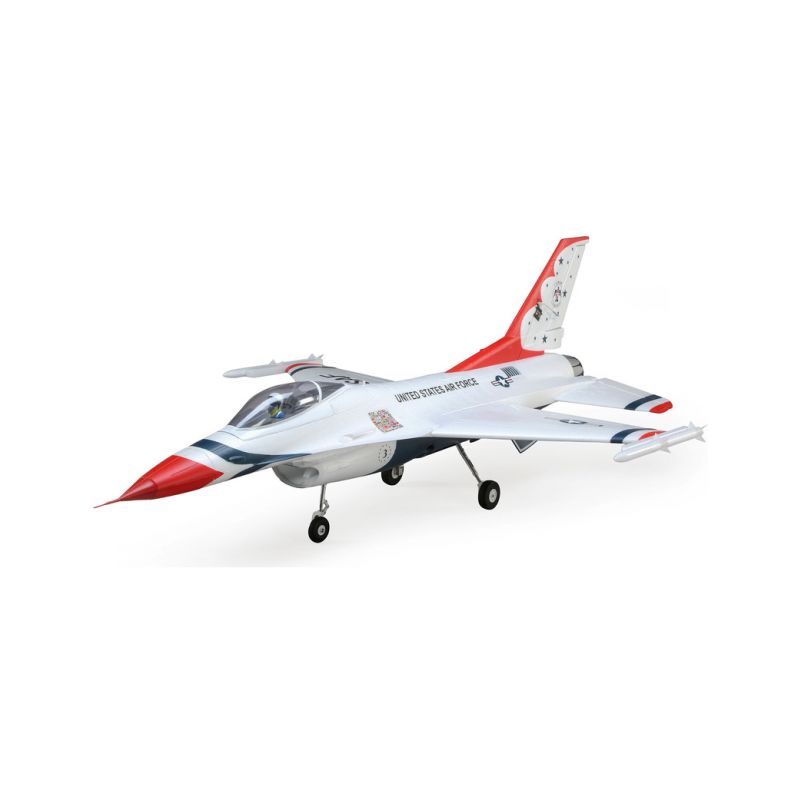 E-flite F-16 Thunderbirds 0.8m SAFE Select BNF Bas - 1