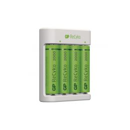 GP USB nabíječ Eco E411 + 4AA GP ReCyko 2100 - 3