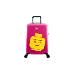 LEGO Luggage Cestovní kufr ColourBox Minifigure Head 20" - malinový - 1