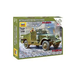 Zvezda Soviet M-3 Scout Car with Machine Gun (1:100) - 1