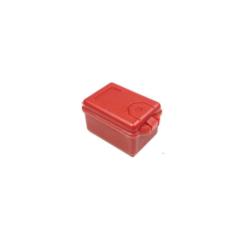 Plastový box, maketa 1:10, červený 45x30x25mm - 1