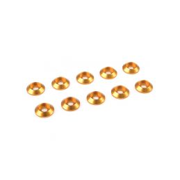 Podložka pro půlk. hlavu M3/10mm hliník zlatá (10) - 1