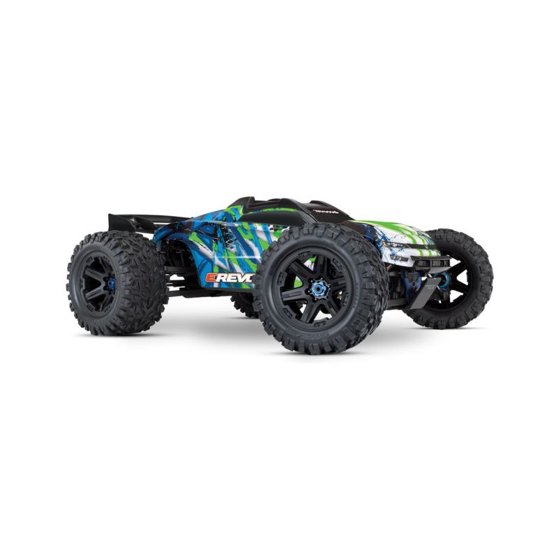 Traxxas E-Revo 1:8 VXL RTR zelené - 1 Traxxas E-Revo 1:8 VXL RTR zelené - 1