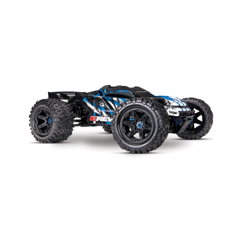 Traxxas E-Revo 1:8 VXL RTR modré - 1 Traxxas E-Revo 1:8 VXL RTR modré - 1