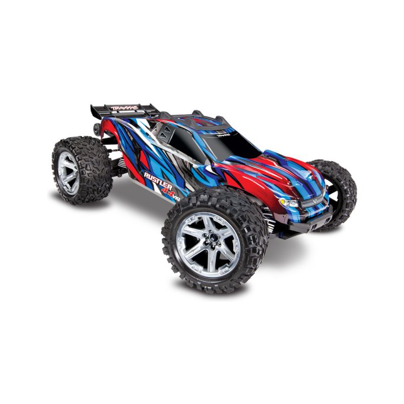 Traxxas Rustler 1:10 VXL 4WD TQi RTR modrý - 1
