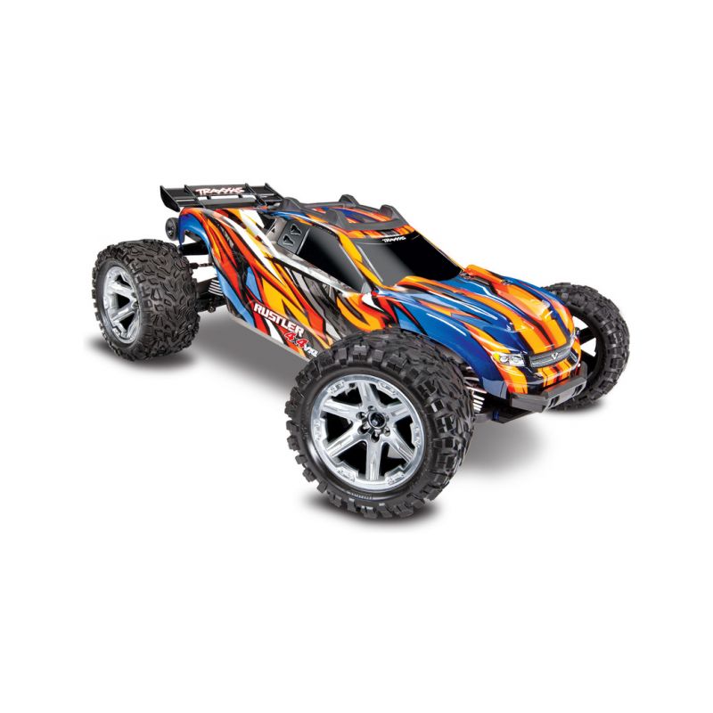 Traxxas Rustler 1:10 VXL 4WD TQi RTR oranžový - 1