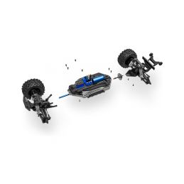 Traxxas Hoss 1:10 VXL 4WD TQi RTR oranžový - 23