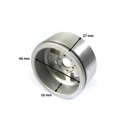 Kovové Beadlock CNC disky Absima Metsafil 1.9 Gear Silver/Silver, 2ks - 1