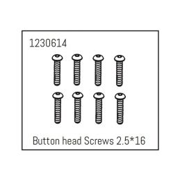 Button Head Screw M2.5*14 (8) - 1