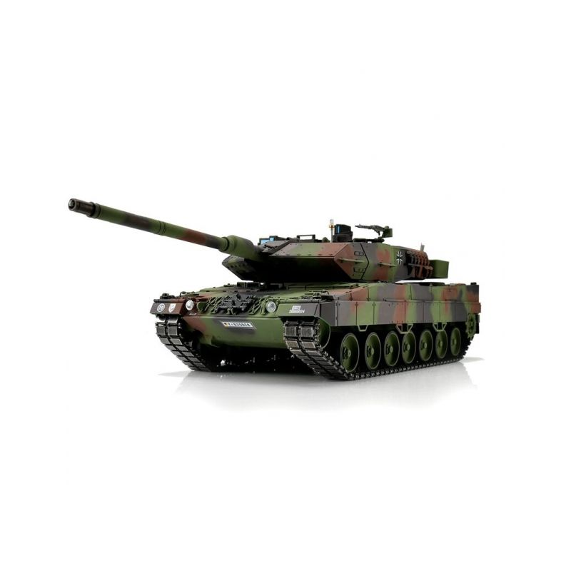 TORRO tank PRO 1/16 RC Leopard 2A6 kamufláž - Airsoft BB kouř z hlavně - 1