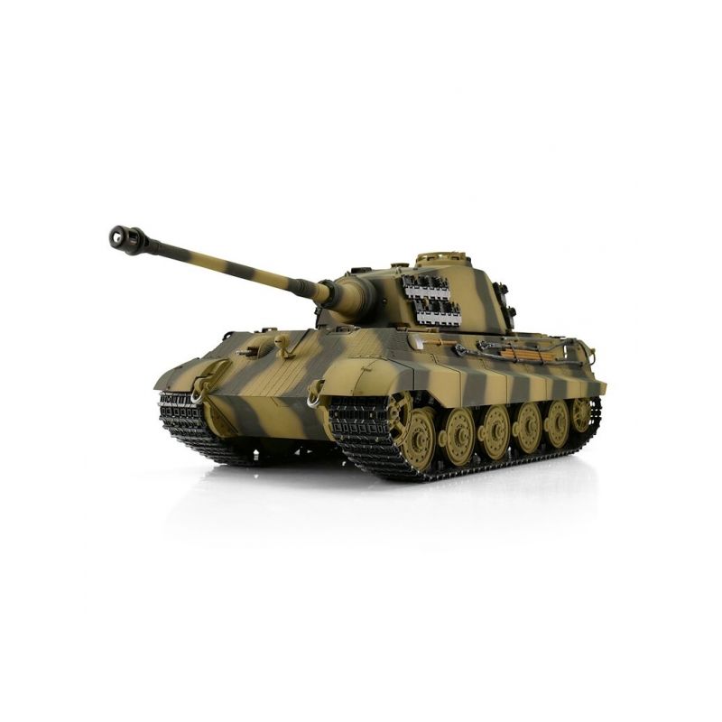 TORRO tank PRO 1/16 RC Königstiger vícebarevná kamufláž - BB Airsoft - Kouř - 1