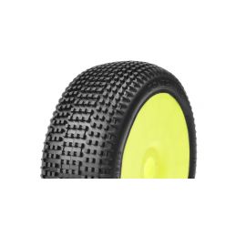 1/8 Off Road Buggy nalepené gumy, ZONDA XTR, žluté disky, Medium-Soft směs, 1 pár - 1