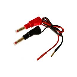 Nabíjecí kabel s banánky - 2mm (F+)(M-) - 1