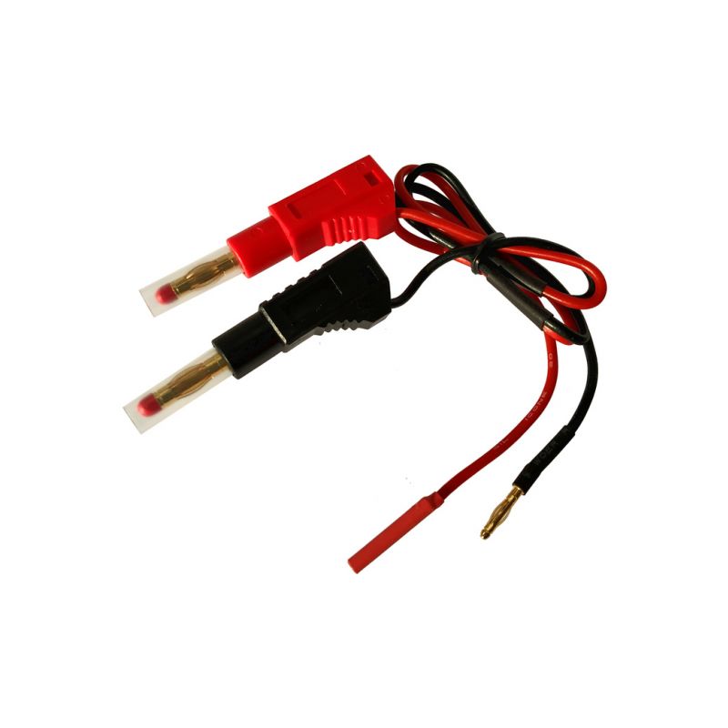 Nabíjecí kabel s banánky - 2mm (F+)(M-) - 1 Nabíjecí kabel s banánky - 2mm (F+)(M-) - 1