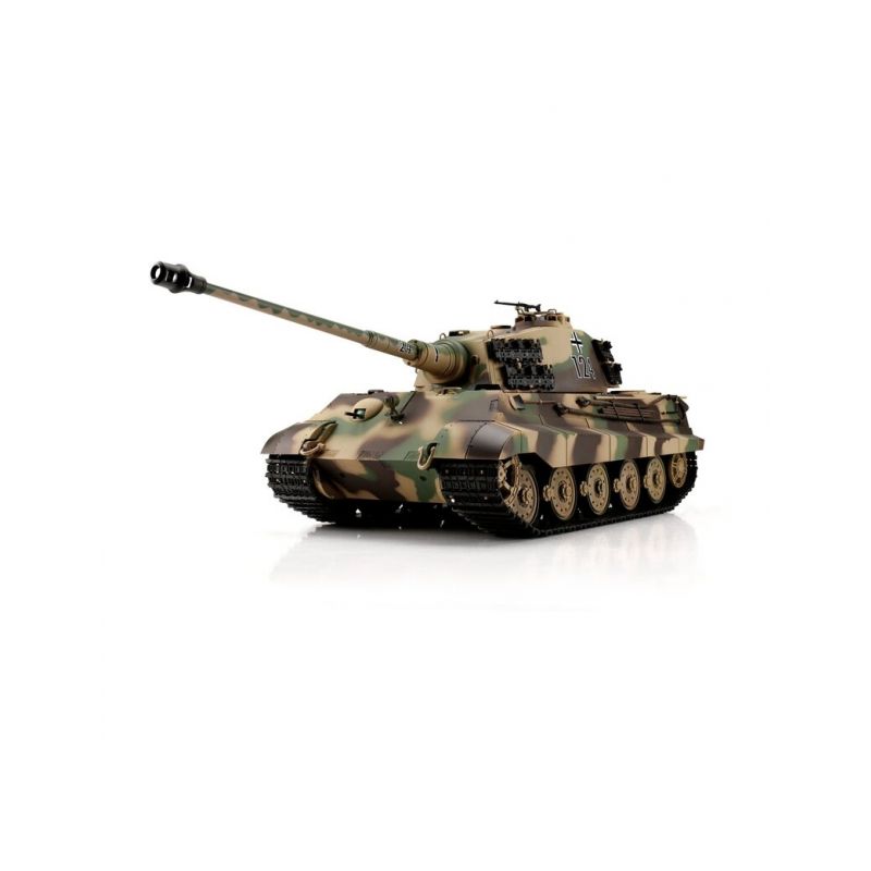 TORRO tank 1/16 RC Königstiger Henschel kamufláž - BB Airsoft+IR (kovové pásy) - 1