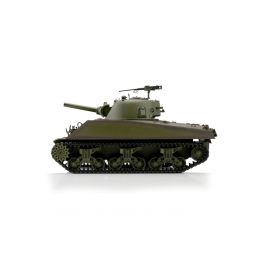 TORRO tank 1/16 RC M4A3 Sherman zelená kamufláž - BB Airsoft+IR (kovové pásy) - 3