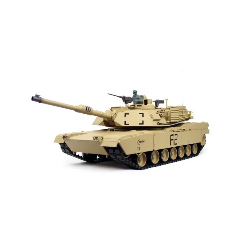 TORRO tank 1/16 RC M1A Abrams písečná kamufláž - BB Airsoft+IR (kovové pásy) - 1