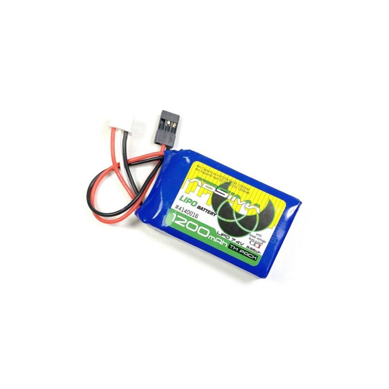 LiPo baterie 7,4V 1200mAh pro vysílač Absima CR2S a CR3P - 1