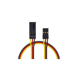 4603 S prodlužovací kabel 150mm JR plochý silný, zlacené kontakty (PVC) - 1