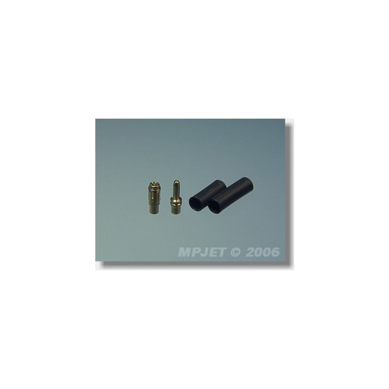 21010 Konektory MP JET gold 1,8 - pár 2 páry - 1