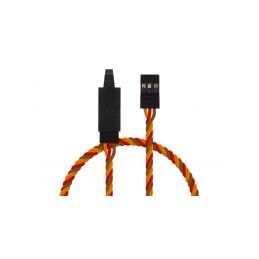 JR022 prodlužovací kabel kroucený 60cm JR s pojistkou (PVC) - 1
