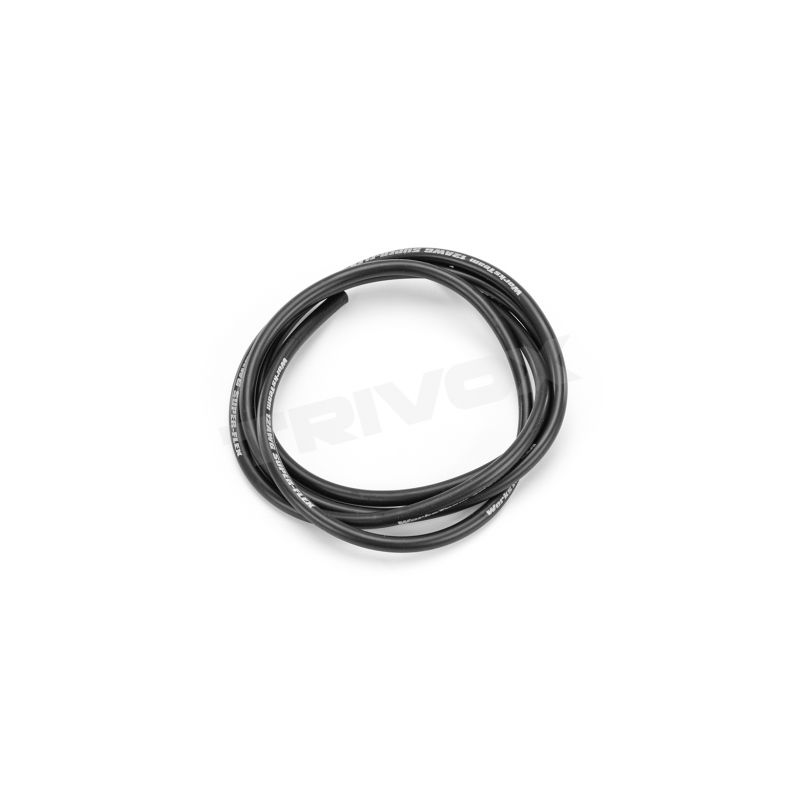 3.3mm /12awg Powerwire/kabel černý (1.0m) - 1