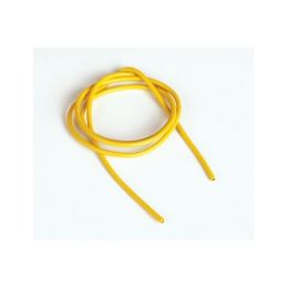 Silikonový kabel 2,6qmm, 13AWG, 1metr, žlutý - 1