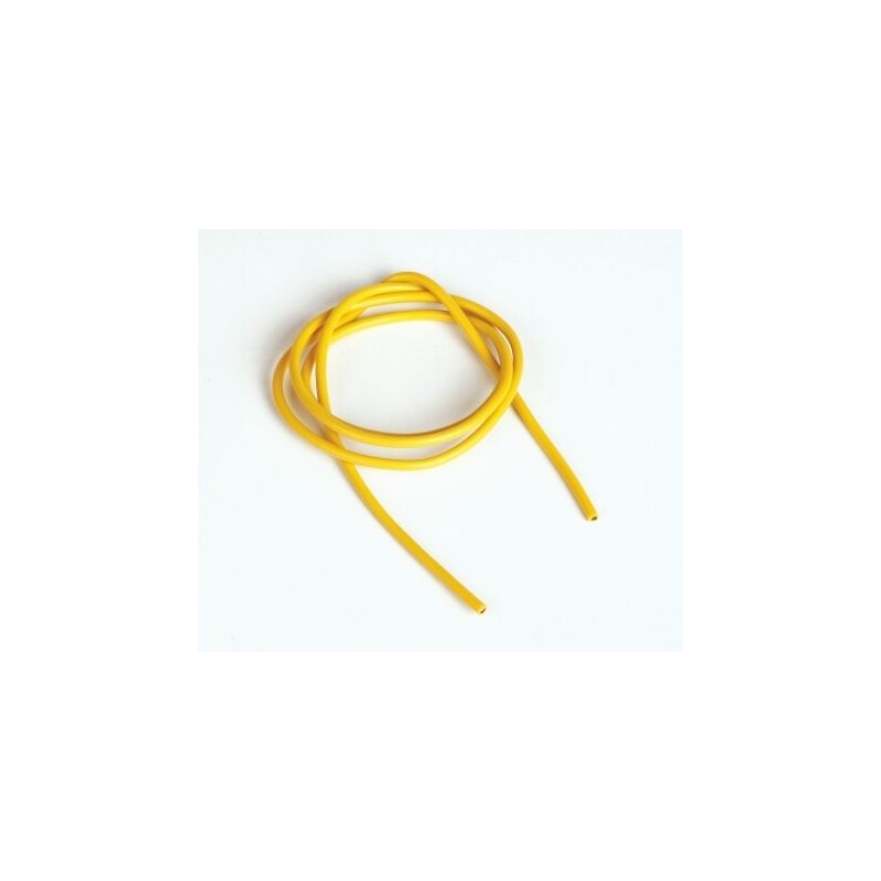 Silikonový kabel 2,6qmm, 13AWG, 1metr, žlutý - 1