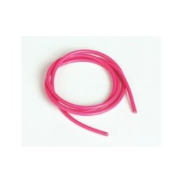 Silikonový kabel 2,6qmm, 13AWG, 1metr, růžový - 1