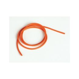 Silikonový kabel 3,3qmm, 12AWG, 1metr, oranžový - 1