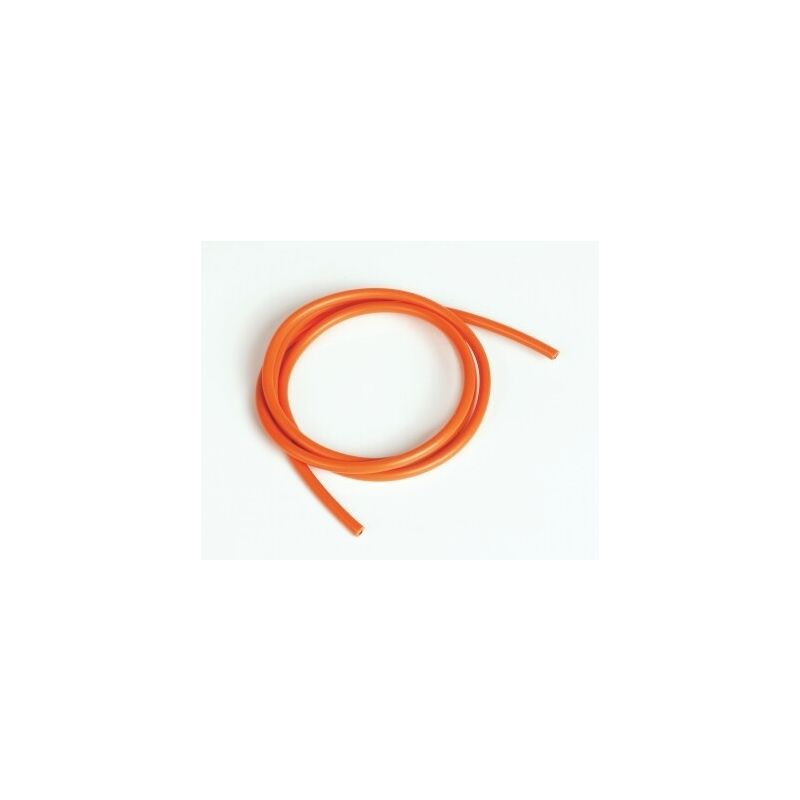 Silikonový kabel 4,1qmm, 11AWG, 1metr, oranžový - 1