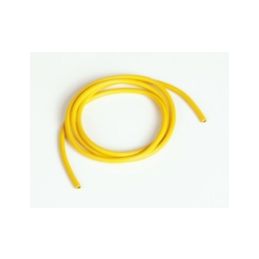 Silikonový kabel 4,1qmm, 11AWG, 1metr, žlutý - 2