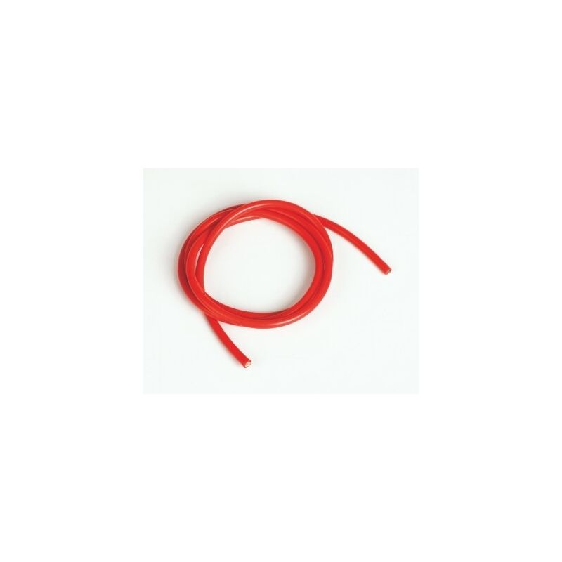 Silikonový kabel 6,6qmm, 9AWG, 1metr, červený - 1