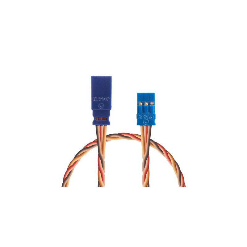 Prodlužovací kabel 100mm, JR 0,35qmm kroucený silikonkabel, 1 ks. - 1