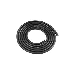 Silikonový kabel 3,5qmm, 14AWG, 1metr, černý - 1