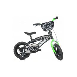 DINO Bikes - Dětské kolo 12" BMX černé - 1