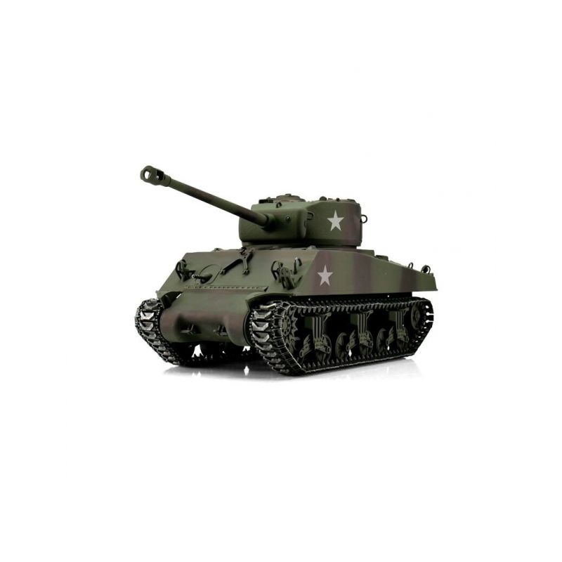 TORRO tank PRO 1/16 RC M4A3 Sherman 76mm maskovací kamufláž - BB Airsoft - 1