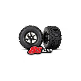 Traxxas kolo 4.3/5.7", disk černý chrom, pneu Sledgehammer (pár) - 1