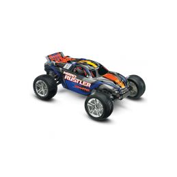 Traxxas Nitro Rustler 1:10 TQi RTR stříbrno-modrý - 1